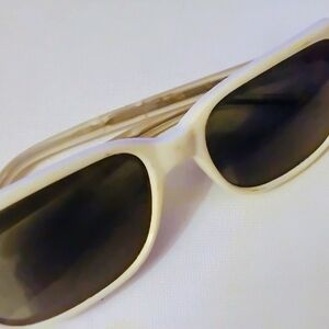 Vintage White Womens Sunglasses NOS France